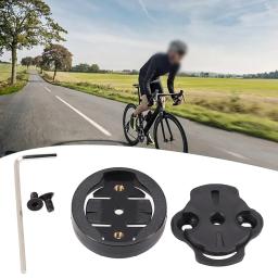 1pc adaptador bicicleta ciclismo computador suporte reparação acessório de aço plástico para garmin/xos s/igpsport preto peças ciclismo - Image 3