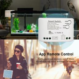 Inteligente Interruptor De Temperatura E Umidade, Monitor De Energia, Sensor De Sonda De Termostato Para Aquário De Peixes, Estufa, Armazém, WiFi, 10A, 1CH - Image 4