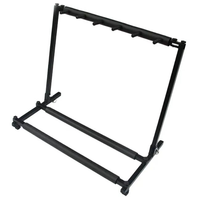 Suporte Universal Estável para Guitarras e Baixos - Exibição Dobrável Múltipla com 5 Peças