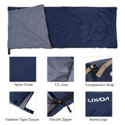 Envelope ao ar livre saco de dormir mini ultraleve multifuncional saco de viagem caminhadas acampamento sacos de dormir náilon 190*75cm saco preguiçoso - Image 4