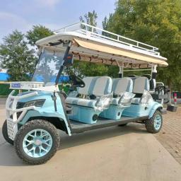 2025 CE aprovado pedal 4 rodas 8 lugares 60/72V 4000/5000/7500W AC motor carrinhos de golfe elétricos - Image 4