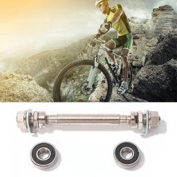 140/180mm mountain bike frente eixo do cubo da roda traseira com 2 rolamentos mtb bicicleta eixo de deslocamento alavanca do eixo peças ciclismo - Image 3