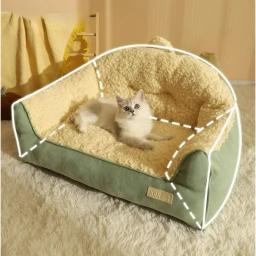 Sofá moderno Pet Nest, Puppy and Kitten Bed, Almofada do sofá, Roupa de cama, Cat and Dog House, Mobiliário de luxo, Mobiliário novo, 2022 - Image 2