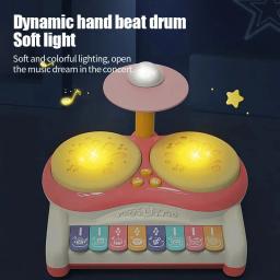 Instrumentos musicais Playset para crianças, Teclado do bebê, Piano e Bateria, Brinquedos eletrônicos, Presentes para meninos e meninas - Image 5