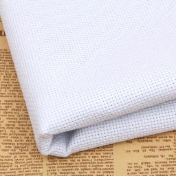 Tecido Ponto Cruz, Pano de Lona Branco, Pequena Grade, Suprimentos Artesanato DIY, Costura Bordado, 20x20, 30x30, 30x45, 50x50, 11CT 14CT - Image 4