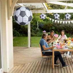 Decoração suspensa na bola, feita à mão, tema esportivo, beisebol, basquetebol, forma do futebol, casamento, festa, 20cm - Image 1