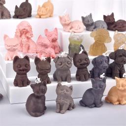 Moldes de Silicone de Pet Forma Cão e Gato, Aromaterapia DIY, Molde De Gesso, Fabricação De Sabão e Velas, Molde De Resina, Fondant Gift, Artesanato De Decoração De Casa - Image 2