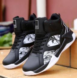 Tênis De Basquete Para Homens High-Top Esportes Amortecimento Hombre Atlético Masculino Sapatos Confortáveis Tênis Pretos Zapatillas Vendas Quentes - Image 4