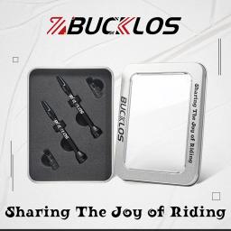 Bucklos 40/44/55/60/65/80/100mm válvulas sem câmara de ar bicicleta liga alumínio presta mamilos núcleo removível válvula de ar para estrada mtb bicicleta - Image 2