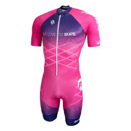 Powerslide Equipe Triathlon Skate Terno, Custom Made Skinsuit, Terno Patinadores de Velocidade, Corrida de Rolos Inline, Macacão, Roupas Speed Skats - Image 3