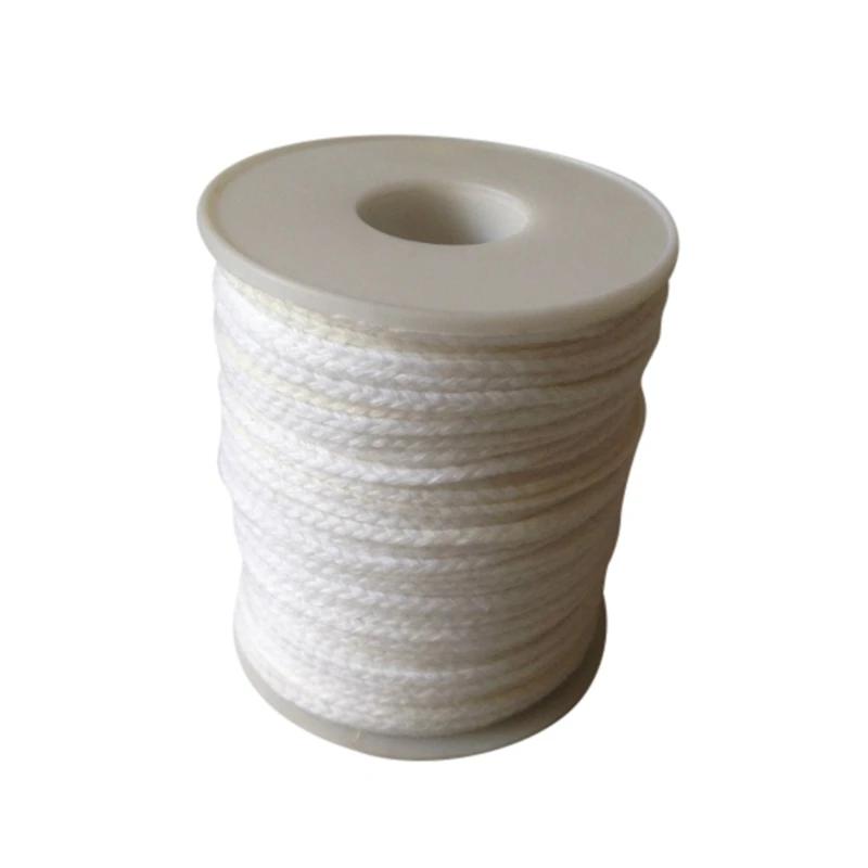 Algodão Braid Vela Pavio Núcleo, não-tóxico, carretel ambiental, lâmpadas de óleo DIY, vela artesanal fazendo suprimentos, 60m - Image 1
