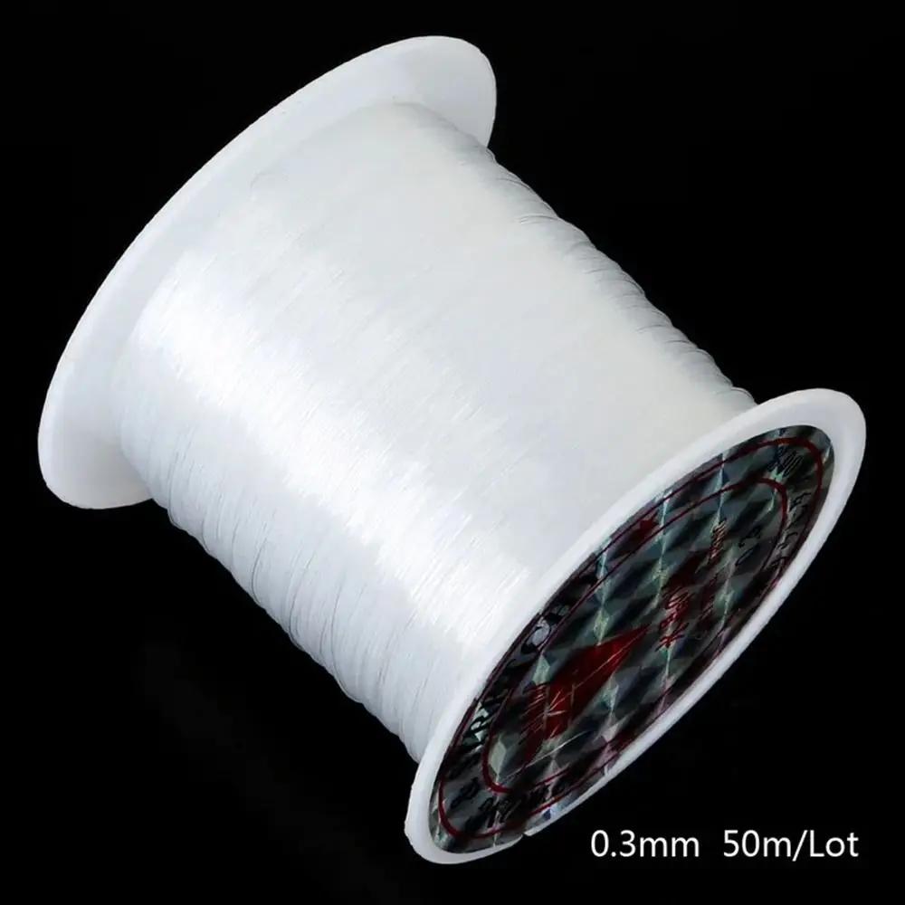 Linha De Pesca De Nylon Transparente Non-Stretch, Linhas De Peixe Fortes, Acessórios De Jóias, 0.2mm, 0.25mm, 0.3mm, 0.35mm, 0.4mm - Image 1
