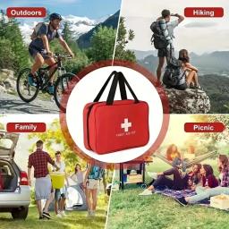 Kit de primeiros socorros avançado de 22 peças, incluindo bandagens, tesouras, pinças - um kit completo de sobrevivência de emergência para famílias, o - Image 4