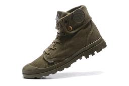 Original paládio pallabrouse verde tênis virar das mulheres dos homens workwear tornozelo botas de lona sapatos casuais sapatos caminhada Eur39-45 - Image 5