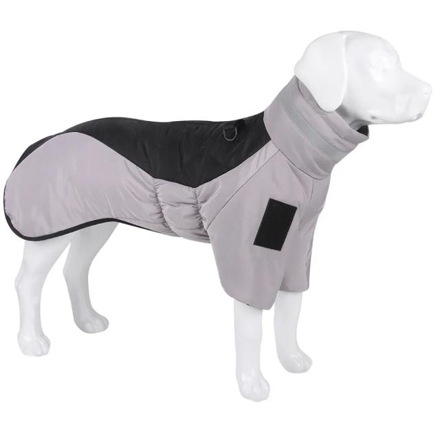Jaqueta de Inverno Quente e À Prova d'Água para Cães Médios e Grandes - Casaco Ideal para Labradores e Golden Retrievers