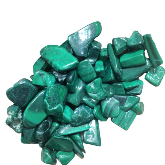 Pedras Polidas de Malachita Verde 100g - Coleção de Minerais Geológicos Lapidados e Cascalho Natural