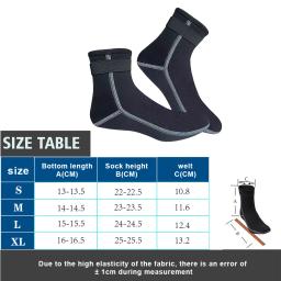 Neoprene Anti-Slip Meias de Esportes Aquáticos, 3mm, Térmica, Surf Nadadeiras, Mergulho, Snorkeling, Caiaque, Paddling - Image 6