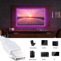 Smart RGB Color Changing LED Strip Lights, Baixa Tensão, Controle APP, Decoração de Casa, TV, Festa, Festival, com Bateria, 5V - Image 5