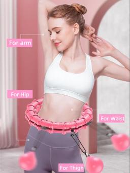 24 seções de fitness inteligente esporte aros ajustável cintura fina exercício ginásio equipamentos fitness cintura fácil perda de peso oi ao ar livre - Image 3