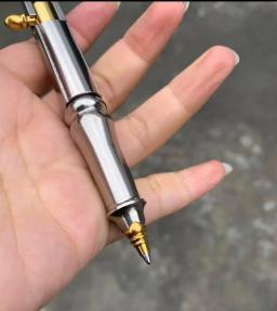 Titânio Mecânica Bolt Ação Signature Pen, Esferográfica de Escrita Portátil, Alta Qualidade, 1 Pc - Image 4