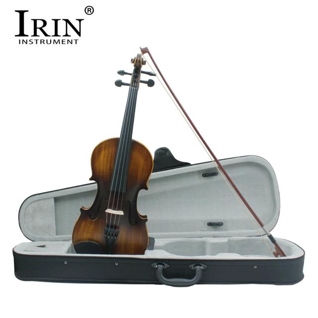 Irin AV-206 4/4 violino fosco conjunto de violino vintage instrumentos de desempenho profissional prática instrumentos de cordas e acessórios