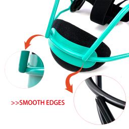 Viseiras de proteção de cabeça de beisebol para mulheres e meninas, máscara facial softball, chin pad, óculos escuros, campo de defesa, protetor facial, antisuor - Image 5