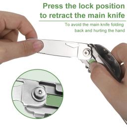 Inoxidável Multifunções portátil canivete, Folding Talheres, Camping Multitool, cortador ao ar livre, garfo, colher, saca-rolhas, talheres - Image 5