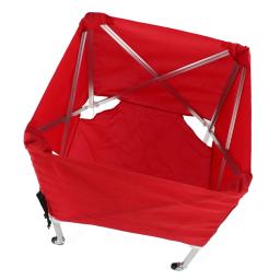 High Capacity Folding Ball Cart, Mobile, Treinador Portátil, Pick Up Ball Basket, Fit para Tênis, Futebol, Basquete, Voleibol, 4 Rodas - Image 4
