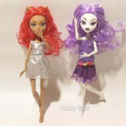 Monstering alta boneca fasion monstro bonecas vestido compõem princesa figuras de ação elf high school corpo móvel meninas brinquedos presentes - Image 2