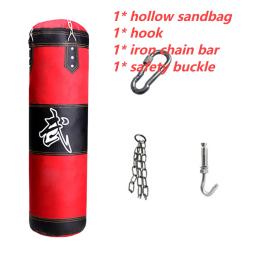 Pesado boxe pesado pesado Punch Bag, saco de areia durável com corrente de metal Gancho Mosquetão, Fitness Training Gancho, Kick Fight, Karatê, Taekwondo - Image 6