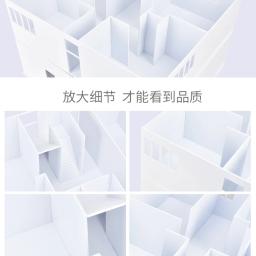 Kit Pré-fabricado Miniatura De Construção De Casa, Gropius, Modelo De Montagem, Material De Arquitectura, Kit De Construção, Escala 1/100 - Image 3