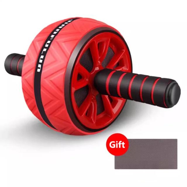 Rolo Abdominal Fitness Portátil Durável Silencioso 30x16cm