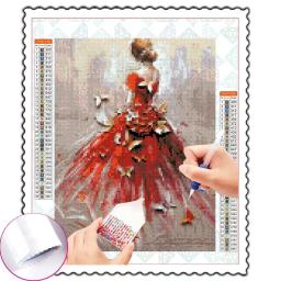 AB FD Pintura Diamante para Wall Decor, Dança Ballet Tênis, Bordado Quadrado Completo, Bordado De Mosaico, Salto Alto, Arte DIY 5D - Image 5