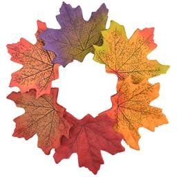 Tecido de seda Maple Leaf Mixed Pack, Ação de graças, Casa mesa, Jardim, Dia das Bruxas, Festival da colheita, Outono, 500, 1000 - Image 6