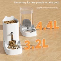 Pet alimentador água dispensador, gato e cão comida tigela, grande capacidade, Pet fornecimentos - Image 3