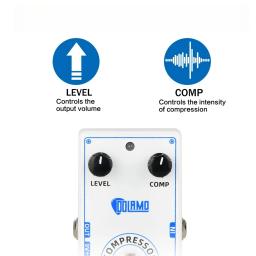 Caline-Dolamo Chubby Comp Delay Pedal Compressor, Pedal de Efeito de Guitarra Elétrica, Fuzz Distorção, Overdrive, Delay, D1-14 Series - Image 3