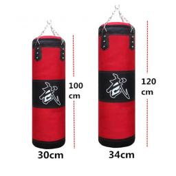 Saco de areia de boxe durável saco de boxe pesado com corrente de metal gancho mosquetão treinamento de fitness gancho chute luta karate taekwondo - Image 4