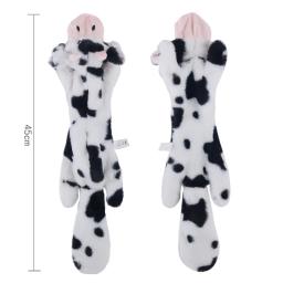 Venda quente bonito brinquedos de pelúcia guinchar animal de estimação lobo coelho animal de estimação brinquedo de pelúcia cão mastigar assobiando estridente envolvido esquilo cão brinquedos - Image 5