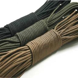 Paracord for Survival, Cabo de paraquedas, Cordão, Camping, Escalada, Caminhadas, Varal, Corda, 10m, 20m, 31m, 4mm, 7 núcleos de suporte - Image 1