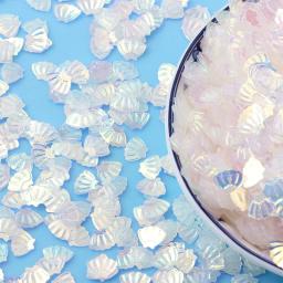 Shining Shell Confetti Glitter, Iridescente Suprimentos DIY, Baby Shower, Decorações de Festa de Aniversário Sereia Meninas, Favores DIY, 15g por pacote - Image 6