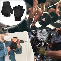 Luvas Táticas Respiráveis Sem Dedos, Knuckle Protetora, Ao Ar Livre, Acampamento, Tiro, Caça, Motociclismo, Escalada - Image 2