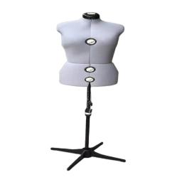 Manequim de pano feminino de costura completa para alfaiate, Body Design, Busto Vestido Forma Stand, Base de Metal, Display ajustável, E218, 2023 - Image 3