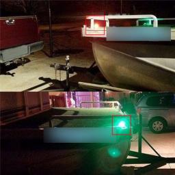 Navegação marinha luzes LED, luzes de sinalização de duas cores, Universal Boat Supplies - Image 3