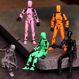 Idade 3 + crianças brinquedos 3d montagem conjunta boneca bonecas articuladas impressão 3d brinquedo de ação para menino menina crianças presentes decorações de mesa - Image 3