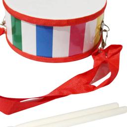 Conjunto de tambor de cintura mão olho coordenação presente aniversário tambor instrumento 2 baquetas educacional sensorial crianças tambor conjunto mão tambor - Image 3