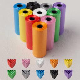Sacos Degradáveis Pet Waste, Saco de cocô para cão e gato, Limpar o saco de lixo de refil, Sacos de limpeza biodegradáveis, 10Roll, 150 Pcs - Image 1
