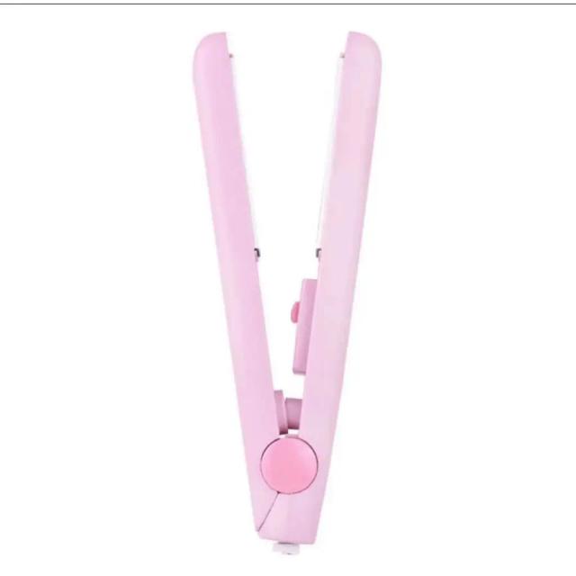 Mini Chapinha Portátil 17mm de Cerâmica para Franja e Cabelos Finos