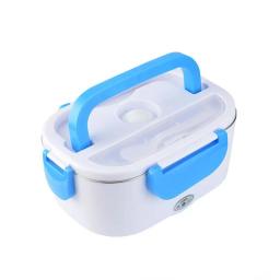 Lancheira portátil do aço inoxidável, aquecedor do alimento com adaptador e tomada do carro, calefator durável e versátil da refeição, 110V - Image 3