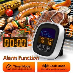 Digital Remote Sem Fio Food Cozinha Forno Termômetro, Sonda para churrasco Grill Forno, Temporizador de carne, Definir manualmente - Image 1