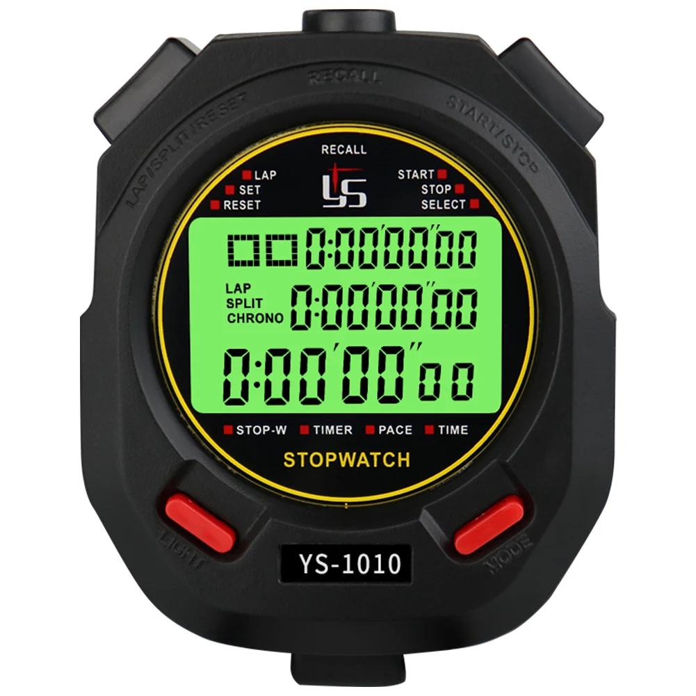 Cronômetro digital luminoso com tela grande para esportes, treinamento multifuncional, resistente à água, cronômetro eletrônico para fitness - Image 1